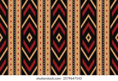 Ethnic pattern seamless.Design for background ,curtain, carpet, wallpaper, clothing, wrapping, Batik, vector illustration.