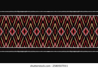 Ethnic pattern seamless.Design for background ,curtain, carpet, wallpaper, clothing, wrapping, Batik, vector illustration.