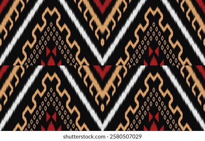 Ethnic pattern seamless.Design for background ,curtain, carpet, wallpaper, clothing, wrapping, Batik, vector illustration.