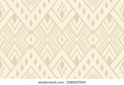 Ethnic pattern seamless.Design for background ,curtain, carpet, wallpaper, clothing, wrapping, Batik, vector illustration.
