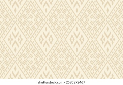 Ethnic pattern seamless.Design for background ,curtain, carpet, wallpaper, clothing, wrapping, Batik, vector illustration.