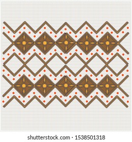Ethnic pattern for textile, ceramic tiles and designs. Vector Illustration. For Design Wallpaper, Fashion , Cover, Background, Interior .