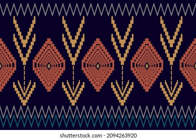 Ethnische Muster traditionelles Design für Stoffhintergrund, Tapete, Stoff, amerikanisches und afrikanisches Muster.Teppichmuster, persischer Teppich