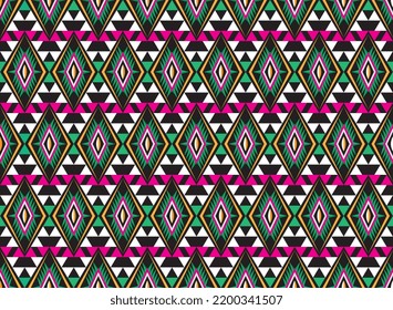 patrón étnico. Patrón tradicional. Patrón geométrico. resumen oriental sarong african. Diseño para fondo, alfombra, papel pintado, ropa, envoltura,Batik,sarong,fabricar,bordado de ilustración vectorial