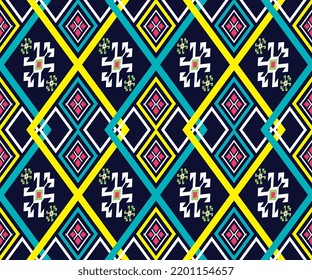 ethnic pattern. Traditional pattern .Geometric pattern. oriental sarong african Abstract. Design for background,carpet,wallpaper,clothing,wrapping,Batik,sarong,fabricate,Vector illustration embroidery