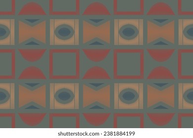 Ethnic pattern. traditional patterned vector It is a pattern created by combining geometric shapes. Create beautiful fabric patterns. Design for print.