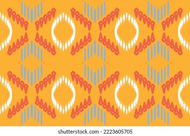 Ethnic pattern tribal art designs ikat vector oriental traditional design for background. Ikat is produced in many traditional textile centres around the world, including India to Central Asia, 