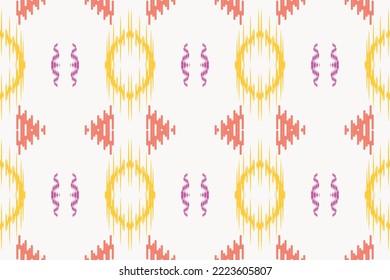 Ethnic pattern tribal art designs ikat vector oriental traditional design for background. Ikat is produced in many traditional textile centres around the world, including India to Central Asia, 