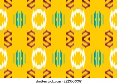 Ethnic pattern tribal art designs ikat vector oriental traditional design for background. Ikat is produced in many traditional textile centres around the world, including India to Central Asia, 