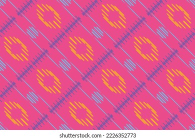 Ethnic pattern tribal art designs ikat vector oriental traditional design for background. Ikat is produced in many traditional textile centres around the world, including India to Central Asia, 