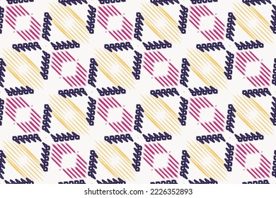 Ethnische Muster Stammkunst Designs kat vektororientalisches traditionelles Design für den Hintergrund. Ikat wird in vielen traditionellen Textilzentren weltweit hergestellt, darunter Indien bis Zentralasien, 