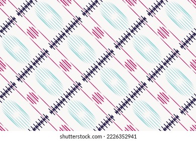 Ethnic pattern tribal art designs ikat vector oriental traditional design for background. Ikat is produced in many traditional textile centres around the world, including India to Central Asia, 
