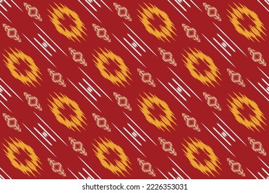Ethnic pattern tribal art designs ikat vector oriental traditional design for background. Ikat is produced in many traditional textile centres around the world, including India to Central Asia, 