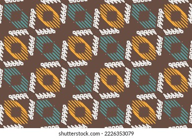 Ethnic pattern tribal art designs ikat vector oriental traditional design for background. Ikat is produced in many traditional textile centres around the world, including India to Central Asia, 