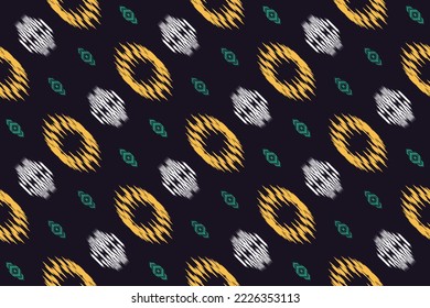 Ethnic pattern tribal art designs ikat vector oriental traditional design for background. Ikat is produced in many traditional textile centres around the world, including India to Central Asia, 