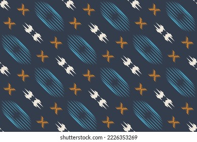 Ethnic pattern tribal art designs ikat vector oriental traditional design for background. Ikat is produced in many traditional textile centres around the world, including India to Central Asia, 