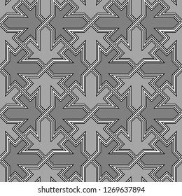 Ethnic pattern. Tribal wallpaper. Mosaic tiles.Folk ornament. Figures motif. Ethnical backdrop. Digital paper, web design, textile print, abstract background. Seamless vector