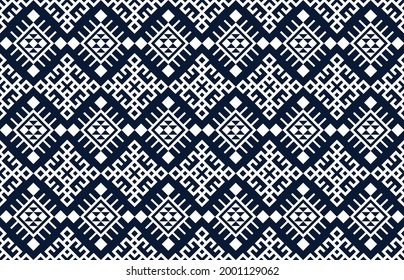 Ethnic pattern vector background. seamless pattern traditional, Design for background, wallpaper, Batik, fabric, carpet, clothing, wrapping, and textile.ethnic pattern Vector illustration.
