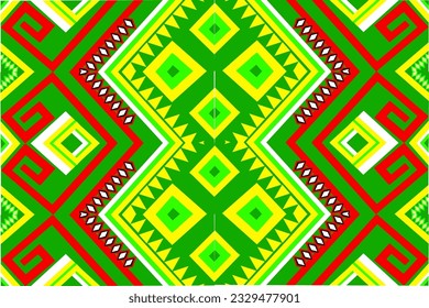 ethnic pattern vector background. seamless pattern traditional,Design for background, wallpaper, Batik, fabric, carpet, clothing, wrapping, and textile. Colorful ethnic pattern illustration carpet