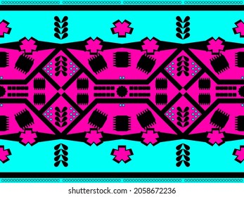 Ethnic pattern vector for design 