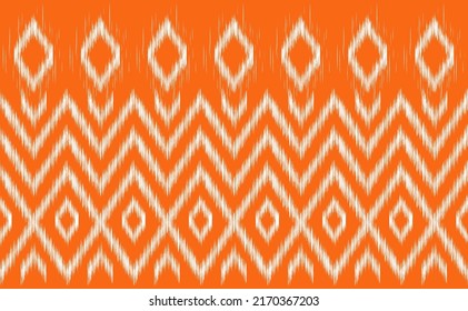 Ethnic pattern vector, Geometric craft batik background, Embroidery element aztec abstract for print