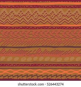 Ethnic pattern vector hand drawn elements. Vector tribal ornament 