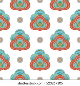 Ethnic pattern. Vector seamless.