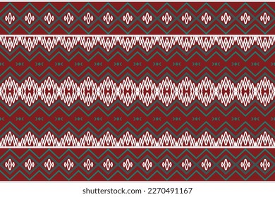 Ethnic pattern vector. traditional pattern African art It is a pattern geometric shapes. Create beautiful fabric patterns. Design for print. Using in the fashion industry.