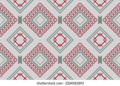 Ethnic pattern vector. traditional pattern background It is a pattern created by combining geometric shapes. Design for print. Using in the fashion industry.