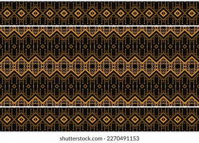Ethnic pattern vector. traditional patterned carpets It is a pattern geometric shapes. Create beautiful fabric patterns. Design for print. Using in the fashion industry.