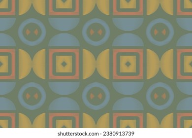 Ethnic pattern vector. traditional patterned old saree dress design It is a pattern created by combining geometric shapes. Create beautiful fabric patterns. Design for print.
