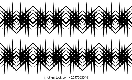 Ethnic pattern vector white background for design 