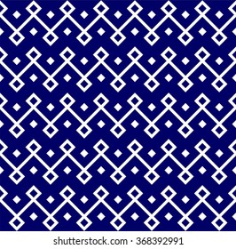 Ethnic pattern vector, zigzag pattern vector, abstract geometric pattern with rhombuses