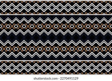 Fondo de pantalla de patrones étnicos. Diseño de patrones étnicos tradicionales Es un patrón de formas geométricas. Crear hermosos patrones de tela. Diseño para impresión. Usando en la industria de la moda.