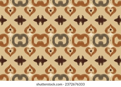 Ethnic pattern wallpaper. traditional pattern design It is a pattern created by combining geometric shapes. Create beautiful fabric patterns. Design for print. Using in the fashion industry.