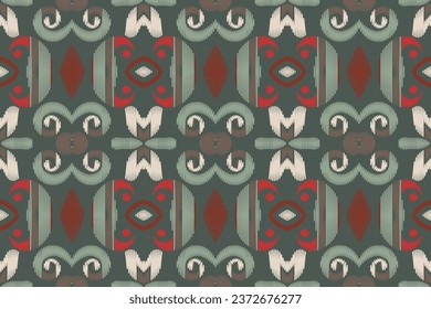 Ethnic pattern wallpaper. traditional patterned old saree dress design It is a pattern created by combining geometric shapes. Create beautiful fabric patterns. Design for print.