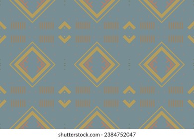 Ethnic pattern wallpaper. traditional patterned wallpaper It is a pattern created by combining geometric shapes. Create beautiful fabric patterns. Design for print.