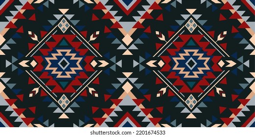 Ethnic pattern winter design. Vector illustration. Can be used for wallpaper, textile, invitation card, wrapping, web page background.
