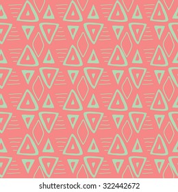 Ethnic pattern,background with geometric elements.