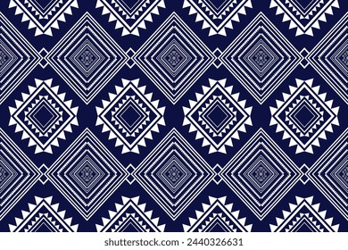 Ethnisches Muster.Schönes Muster. Volksstickerei, Böhmischer Stil,Aztekischer geometrischer Kunst-Ornament-Druck.Ethnische abstrakte Inkatha-Kunst.Nahtloser Stoff.Design für Stoff, Teppich, Tapete, Kleidung