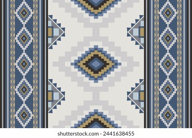 Ethnic pattern.beautiful pattern. folk embroidery,bohemian style,aztec geometric art ornament print.ethnic abstract Inkatha art.Seamless fabric.design for fabric, carpet, wallpaper, clothing	