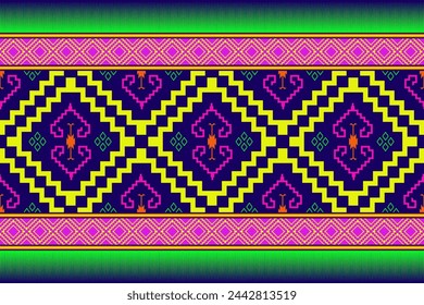 Ethnic pattern.beautiful pattern. folk embroidery,bohemian style,aztec geometric art ornament print.ethnic abstract Inkatha art.Seamless fabric.design for fabric, carpet, wallpaper, clothing	