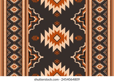 Patrón étnico.hermoso patrón. bordado popular, estilo bohemio, arte geométrico azteca ornamento print.étnico abstracto Inkatha art.Seamless fabric.design para tela, alfombra, Fondo de pantalla, ropa	