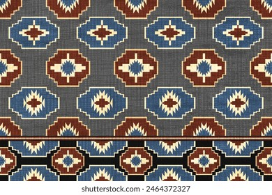Ethnic pattern.beautiful pattern. folk embroidery,bohemian style,aztec geometric art ornament print.ethnic abstract Inkatha art.Seamless fabric.design for fabric, carpet, wallpaper, clothing	