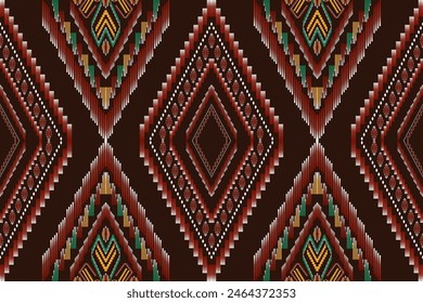Ethnic pattern.beautiful pattern. folk embroidery,bohemian style,aztec geometric art ornament print.ethnic abstract Inkatha art.Seamless fabric.design for fabric, carpet, wallpaper, clothing	