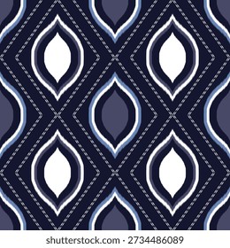 Ethnic patterns design in a modern style along with traditional Japanese motifs are suitable for printing on all types of textiles and backgrounds