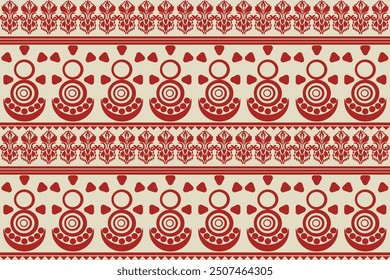 Patrones étnicos ikat diseña diseños de patrones de bordado estético, tela tribal americana abstracta, fondo moderno para alfombras, fundas de almohadas, camisas, pantalones y más.