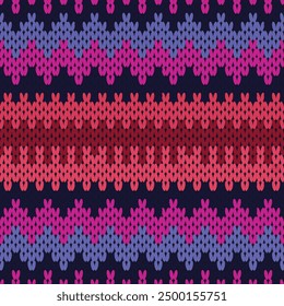 Ethnic Patterns. knitting Seamless Vector. Geometric Ethnic Indian pattern. Native Ethnic pattern. Cross Stitch Border. Texture Textile Fabric Clothing Knitwear print.