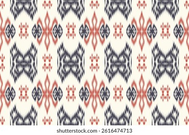 Ethnic Patterns oriental iKat pattern traditional design for background backdrop carpet wallpaper clothing batik fabric tribal textile vector illustration ikat print embroidery style for  decorations 