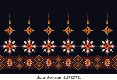 
Ethnic patterns. Seamless ikat .Printed fabric, wallpaper, ceramic